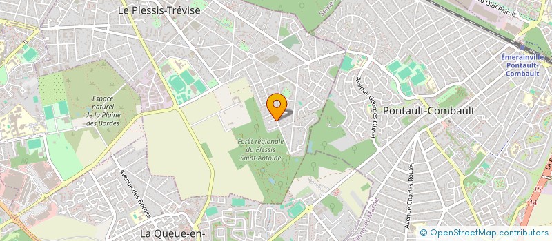 localisation de l'entreprise MADAME MARION WEISZ  LE PLESSIS-TREVISE