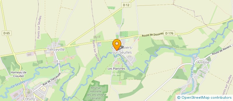 localisation de l'entreprise MADAME MARION WINTER  COLOMBIERS-SUR-SEULLES