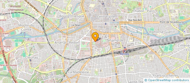 localisation de l'entreprise MADAME MARION WITTRANT  RENNES