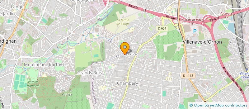 localisation de l'entreprise MADAME MARION WOJDANOWICZ  VILLENAVE-D'ORNON