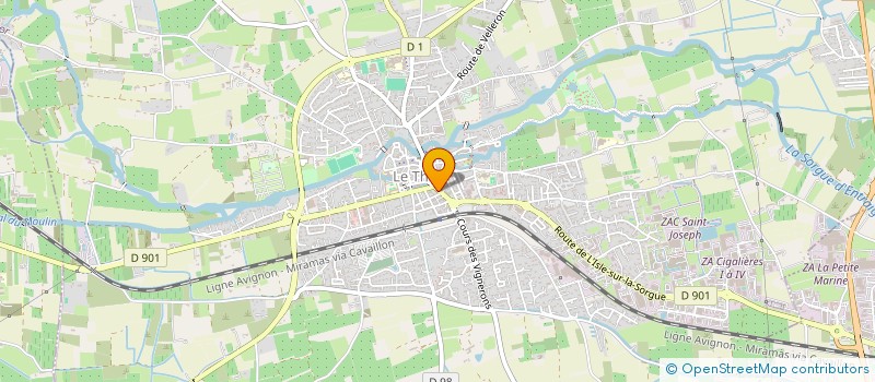 localisation de l'entreprise MADAME MARION WYSOCKI  LE THOR