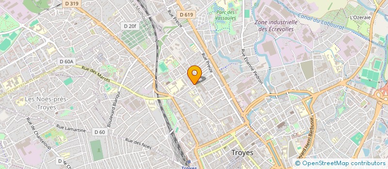 localisation de l'entreprise MADAME MARION ZANCHI à TROYES