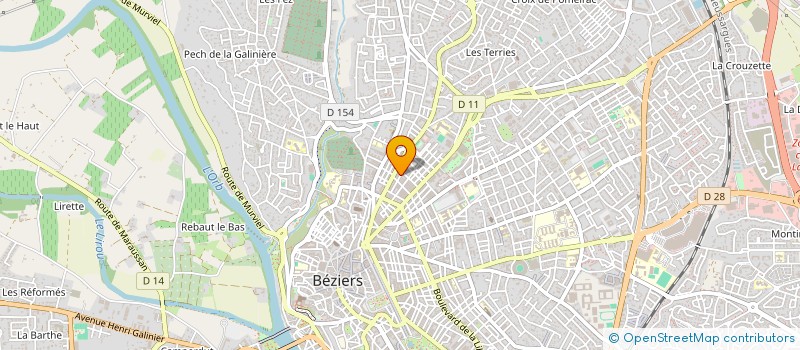 localisation de l'entreprise MADAME MARISA ALTHAUS-VOJTA  BEZIERS