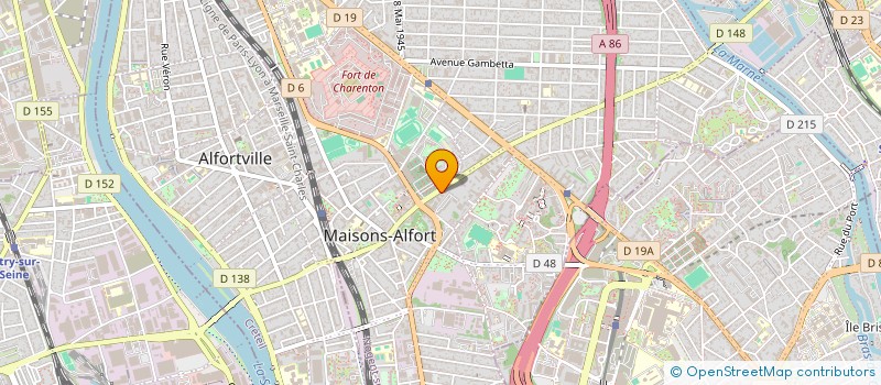 localisation de l'entreprise MADAME MARISA PAIS GOMES DA SILVA  MAISONS-ALFORT