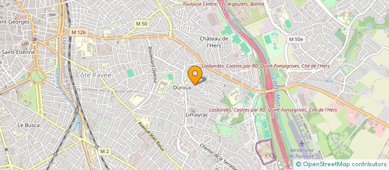 localisation de l'entreprise MADAME MARISA SILVA CRUZ  TOULOUSE
