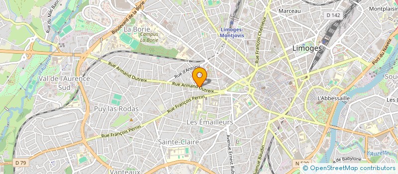 localisation de l'entreprise MADAME MARISA ZACCHINI à LIMOGES