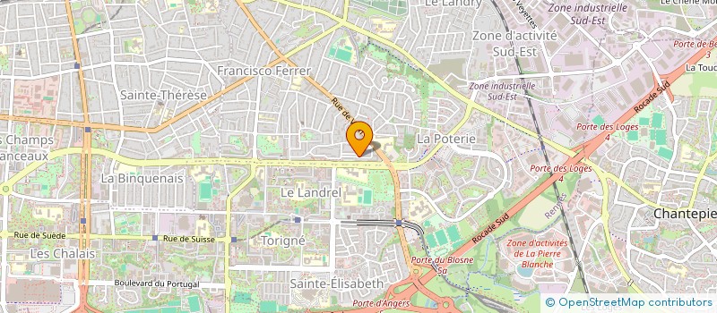 localisation de l'entreprise MADAME MARISE NGANGA DACRUZ  RENNES