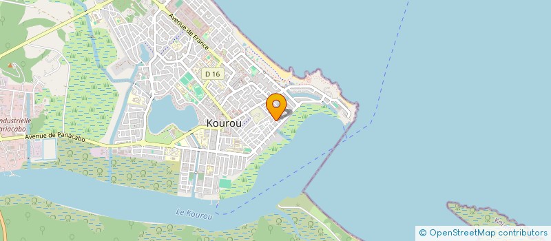 localisation de l'entreprise MADAME MARISE THELEMAQUE  KOUROU
