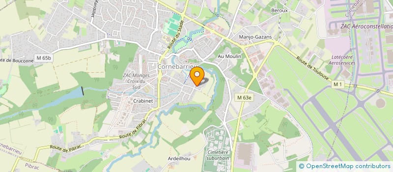 localisation de l'entreprise MADAME MARISOL BALLESTER SAFONT à CORNEBARRIEU