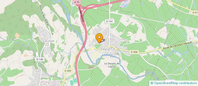 localisation de l'entreprise MADAME MARISOL MURILLO SILVA  CEYRAS