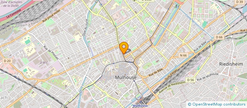 localisation de l'entreprise MADAME MARISOL RODRIGUEZ GAMERO  MULHOUSE