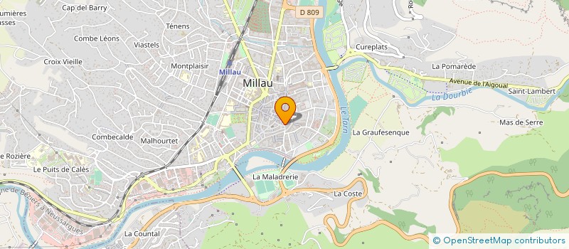 localisation de l'entreprise MADAME MARISSA WIETZEL à MILLAU