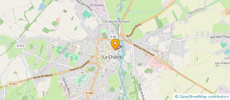localisation de l'entreprise MADAME MARIT KATHRINER à LA CHATRE