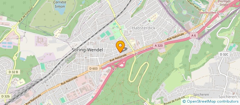 localisation de l'entreprise MADAME MARITA BOTTCHER  STIRING-WENDEL