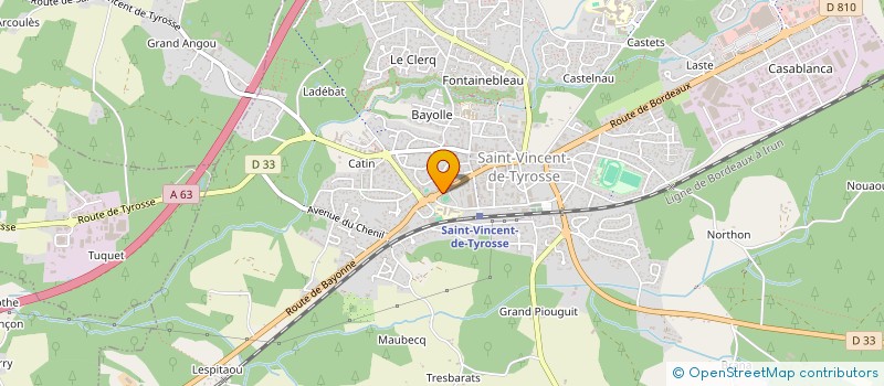 localisation de l'entreprise MADAME MARITCHU ESPIL à SAINT-VINCENT-DE-TYROSSE
