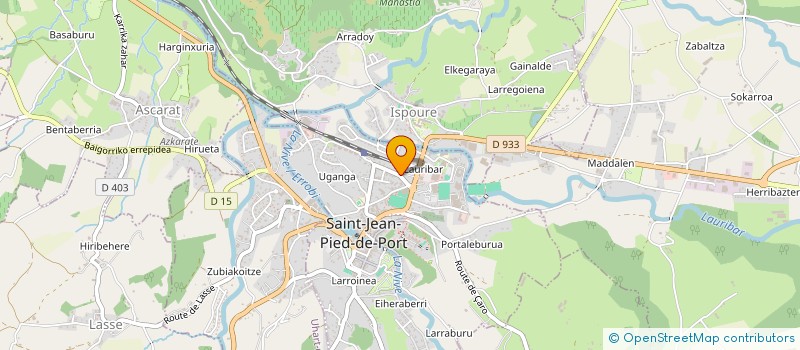 localisation de l'entreprise MADAME MARITXU ELISSETCHE à SAINT-JEAN-PIED-DE-PORT