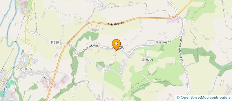 localisation de l'entreprise MADAME MARITXU LOPEPE  LARCEVEAU-ARROS-CIBITS