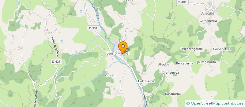 localisation de l'entreprise MADAME MARITXU MOUESCA  SAINT-MICHEL