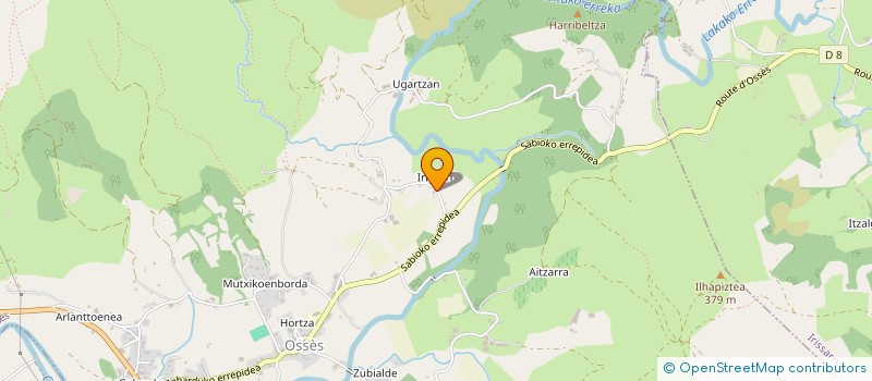 localisation de l'entreprise MADAME MARITXU OILLARBURU  OSSES