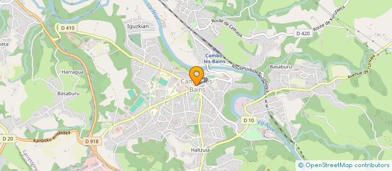 localisation de l'entreprise MADAME MARITXU URGORRY  CAMBO-LES-BAINS