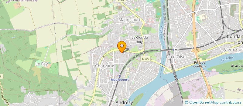 localisation de l'entreprise MADAME MARITZA ANAZCO VARGAS à ANDRESY