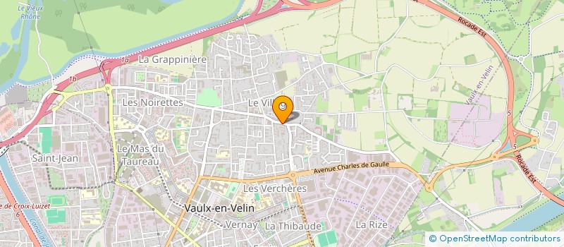 localisation de l'entreprise MADAME MARITZA BELAIR  VAULX-EN-VELIN