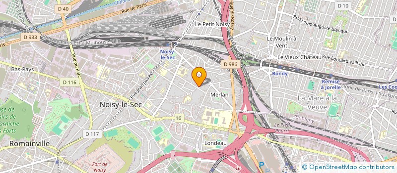 localisation de l'entreprise MADAME MARITZA GONZALEZ RAMOS à NOISY-LE-SEC