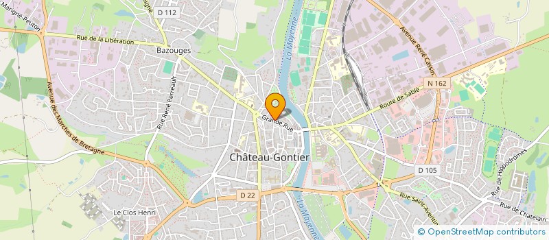 localisation de l'entreprise MADAME MARITZA REITZMAN à CHATEAU-GONTIER-SUR-MAYENNE