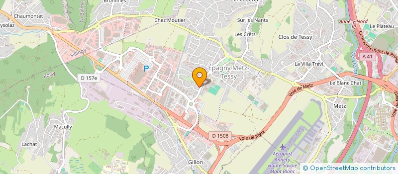 localisation de l'entreprise MADAME MARIUCCIA MARANGI  EPAGNY METZ-TESSY