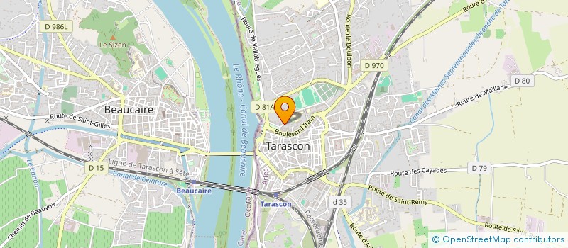 localisation de l'entreprise MADAME MARIUXI REYES MORALES  TARASCON