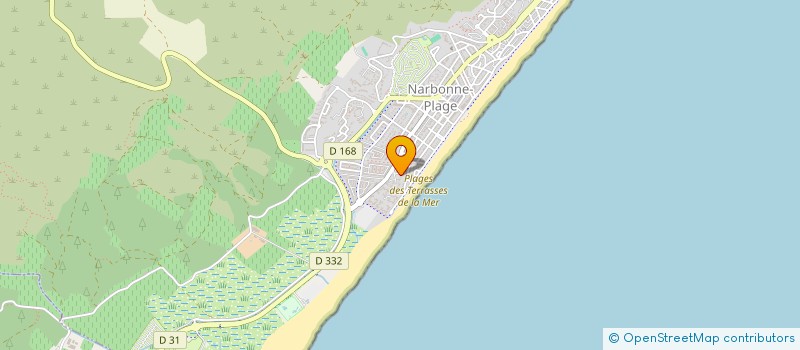 localisation de l'entreprise MADAME MARIVIC JARCIA  NARBONNE