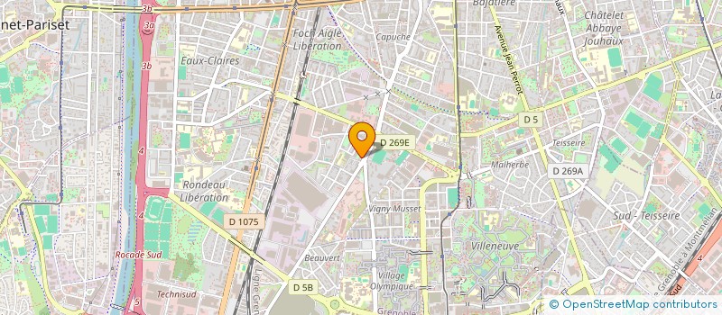 localisation de l'entreprise MADAME MARIYA BEN-LARBI à GRENOBLE