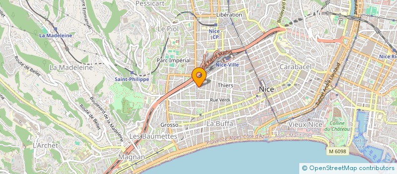 localisation de l'entreprise MADAME MARIYA KOSTSINA à NICE