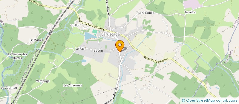 localisation de l'entreprise MADAME MARIYA PROKINA  LARUSCADE