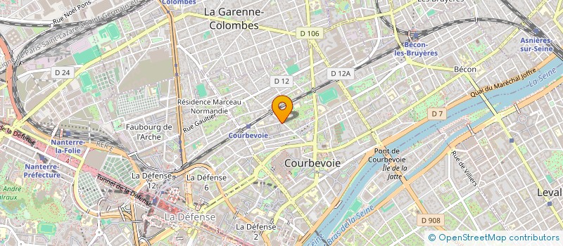 localisation de l'entreprise MADAME MARIYA TOTEVA à COURBEVOIE