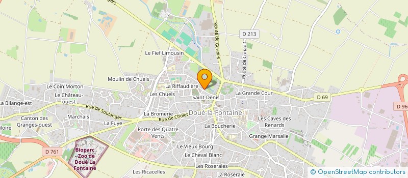 localisation de l'entreprise MADAME MARIYANA SRANDACHKA  DOUE-EN-ANJOU