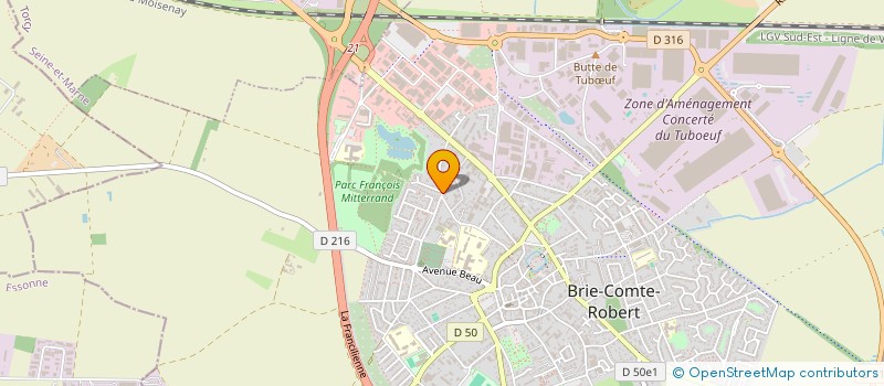 localisation de l'entreprise MADAME MARIZANE ROCHA  BRIE-COMTE-ROBERT