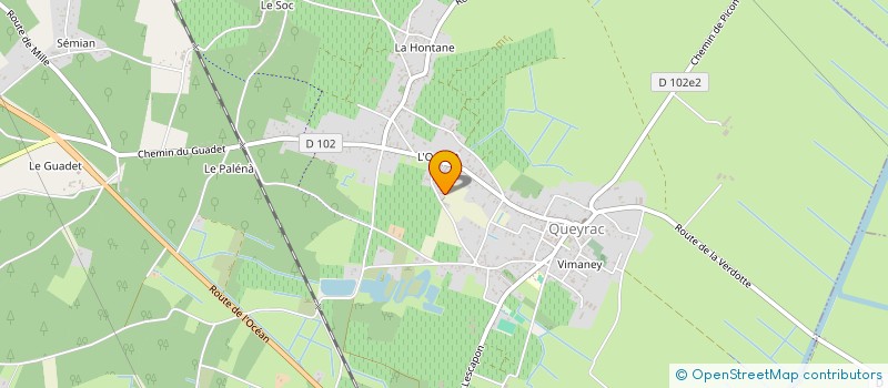 localisation de l'entreprise MADAME MARIZE MAISONNAVE  QUEYRAC