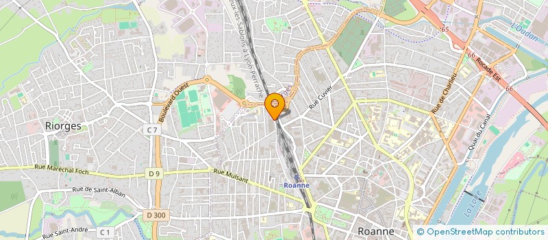 localisation de l'entreprise MADAME MARJA RODRIGUEZ SALAVERRIA  ROANNE