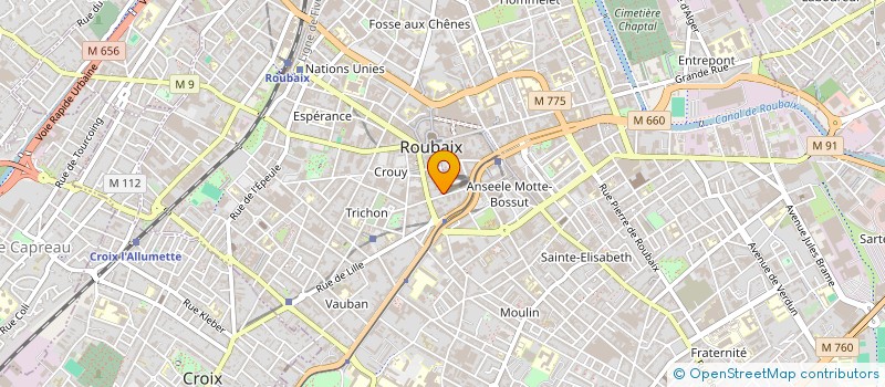 localisation de l'entreprise MADAME MARJA SINDHUNATHA à ROUBAIX