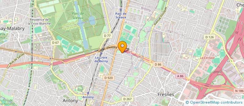 localisation de l'entreprise MADAME MARJAN AMIR BAKHTIAR à ANTONY