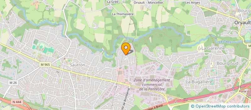 localisation de l'entreprise MADAME MARJANE AZAR  SAUTRON