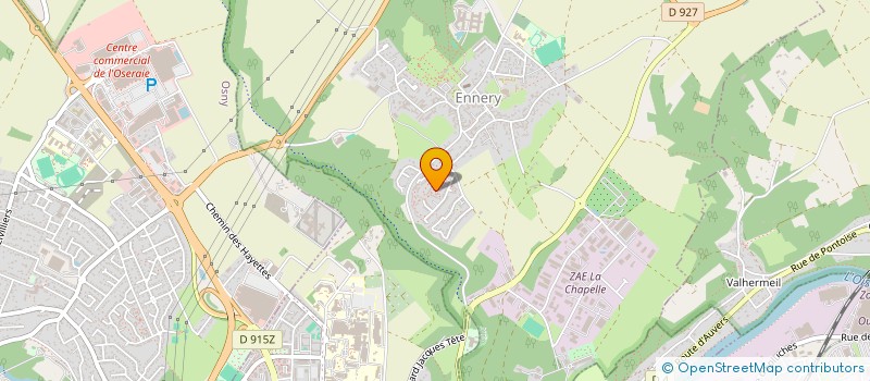 localisation de l'entreprise MADAME MARJOLAINE BENIER  CERGY