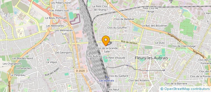 localisation de l'entreprise MADAME MARJOLAINE BERNARD à FLEURY-LES-AUBRAIS
