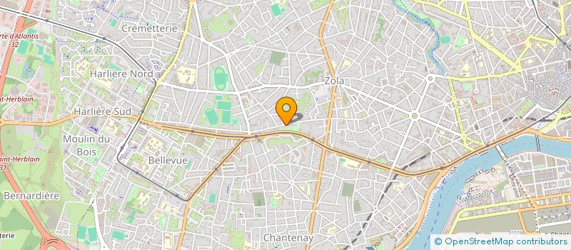 localisation de l'entreprise MADAME MARJOLAINE BIDARD à NANTES
