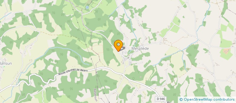 localisation de l'entreprise MADAME MARJOLAINE BRENN  MESPLEDE