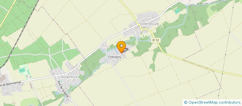 localisation de l'entreprise MADAME MARJOLAINE BRUNET  VILLENEUVE-RENNEVILLE-CHEVIGNY