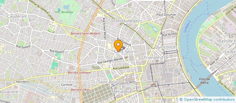 localisation de l'entreprise MADAME MARJOLAINE CARRET  BORDEAUX