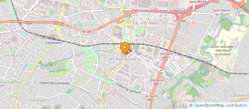 localisation de l'entreprise MADAME MARJOLAINE CHAUMILLON à COLOMIERS
