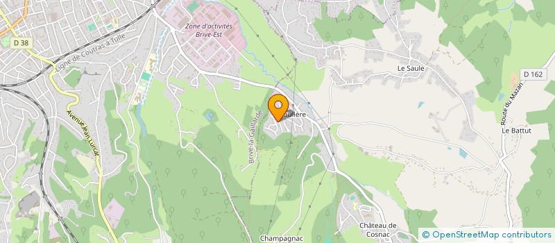 localisation de l'entreprise MADAME MARJOLAINE CHENUT  COSNAC